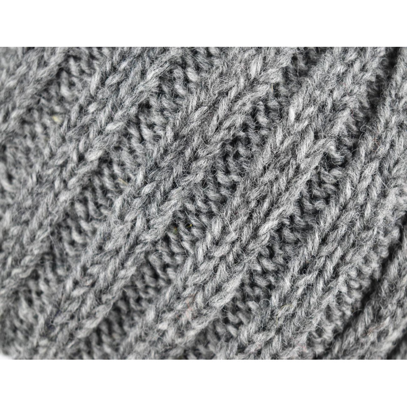 Bonnet Court Dohali Laine Gris Foncé