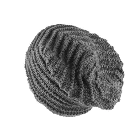 Bonnet Long Kola doublé Polaire Gris Foncé
