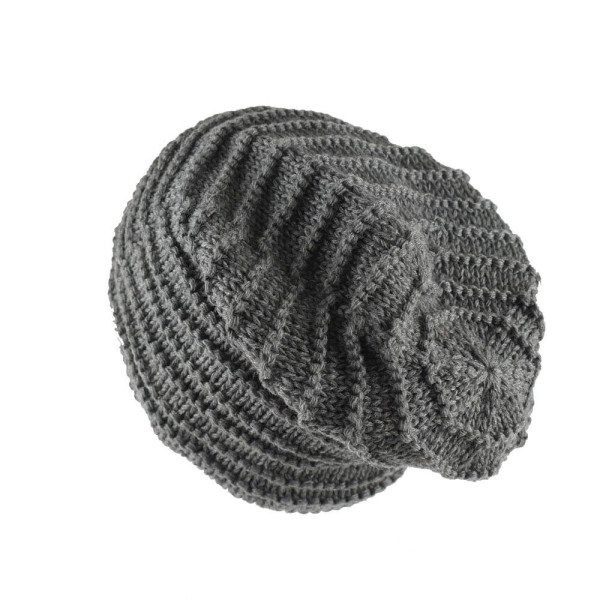 Bonnet Long Kola doublé Polaire Gris Foncé