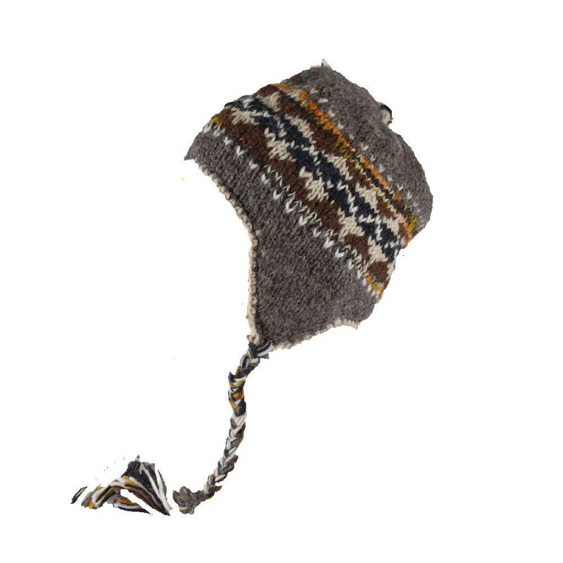 Bonnet Style Péruvien à Motifs Thak Bonnet Style Péruvien à Motifs Thak