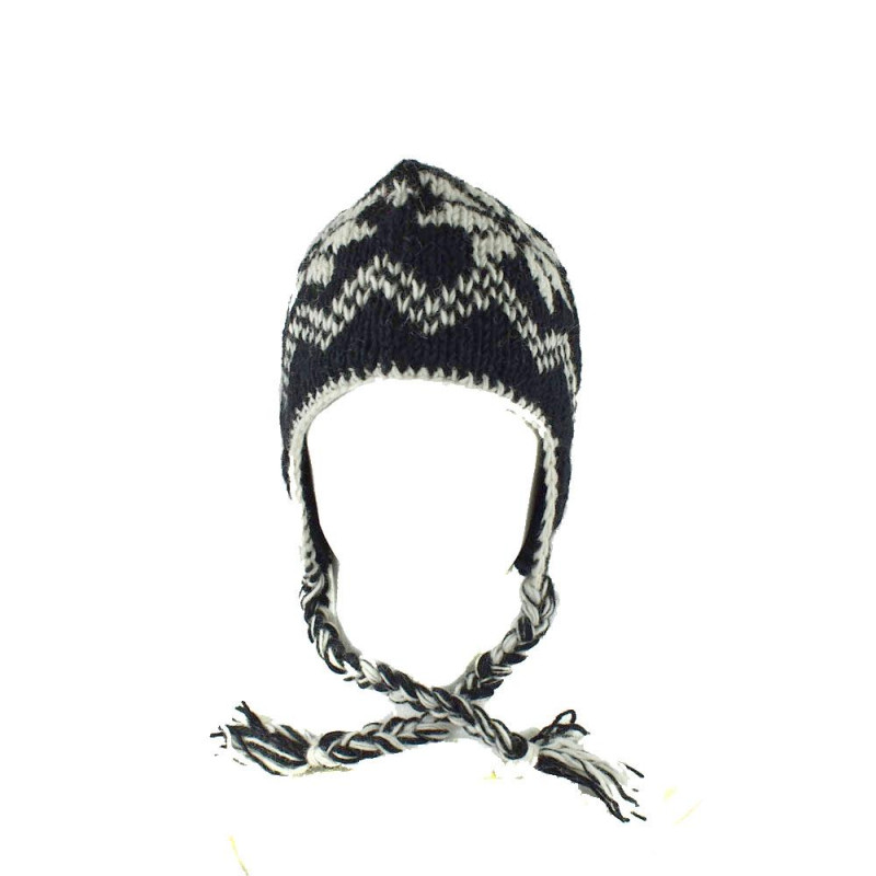 Bonnet Style Péruvien Unisexe à Motifs Dhital Bonnet Style Péruvien Unisexe à Motifs Dhital