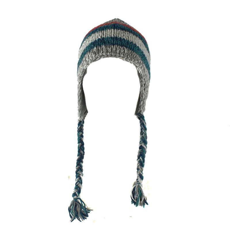 Bonnet Style Péruvien Unisexe à Motifs Deurali Bonnet Style Péruvien Unisexe à Motifs Deurali
