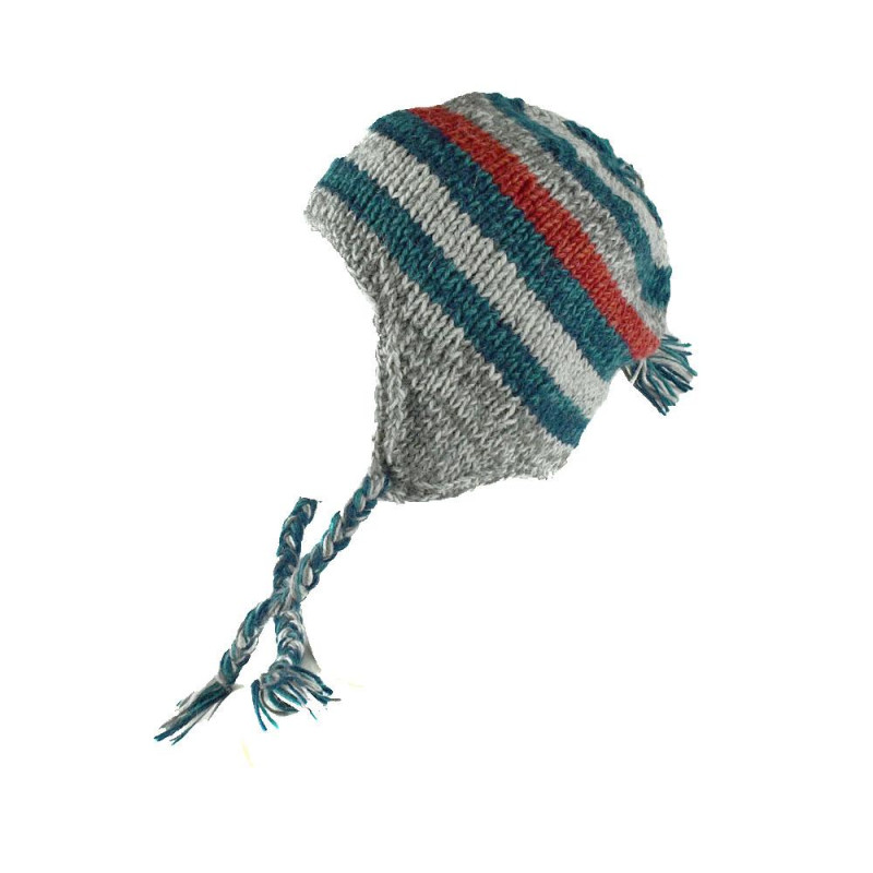 Bonnet Style Péruvien Unisexe à Motifs Deurali Bonnet Style Péruvien Unisexe à Motifs Deurali