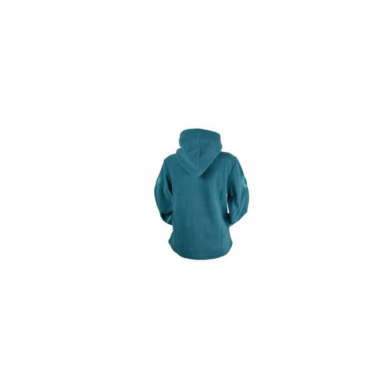 Veste Kirama Polaire Capuche Ton Émeraude