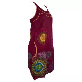 Robe Sarni Coton Imprimé Holy Bordeaux