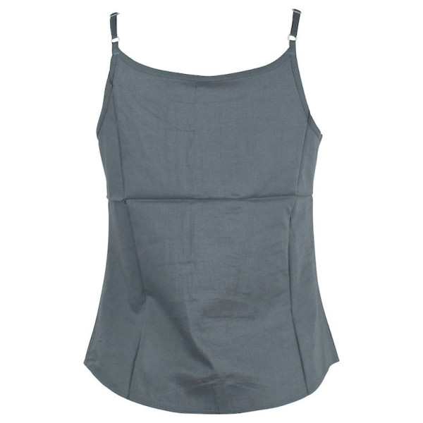 Top Mudra Fine Bretelles Coton Gris