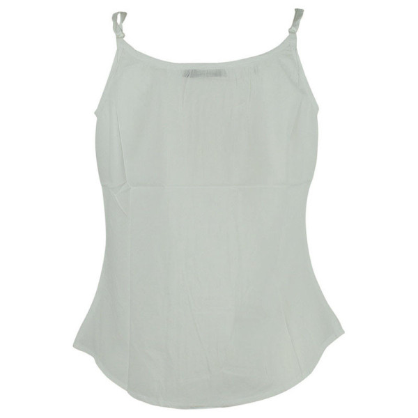 Top Mudra Fine Bretelles Coton Blanc