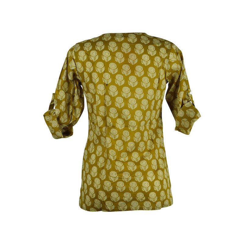 Blouse Kuhi Imprimé Gulab Ethnique Moutade
