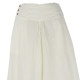 Pantalon Femme Naricha Coton Uni Blanc