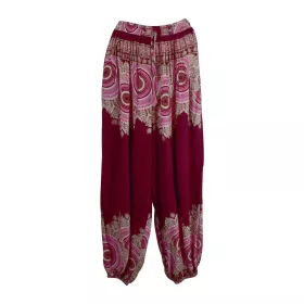 Pantalon Femme Patti Coupe Aladin Bordeaux