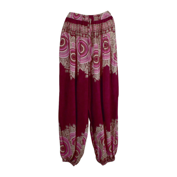 Pantalon Femme Patti Coupe Aladin Bordeaux