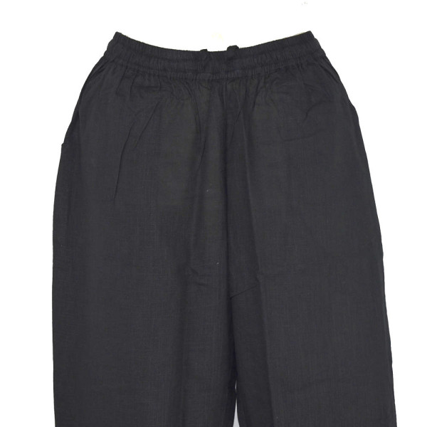 Pantalon Été Joda Coton Khadi Noir