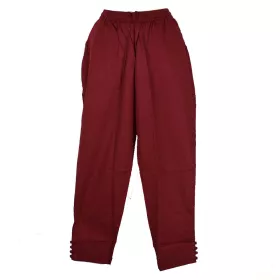 Pantalon Été Joda Coton Khadi Bordeaux