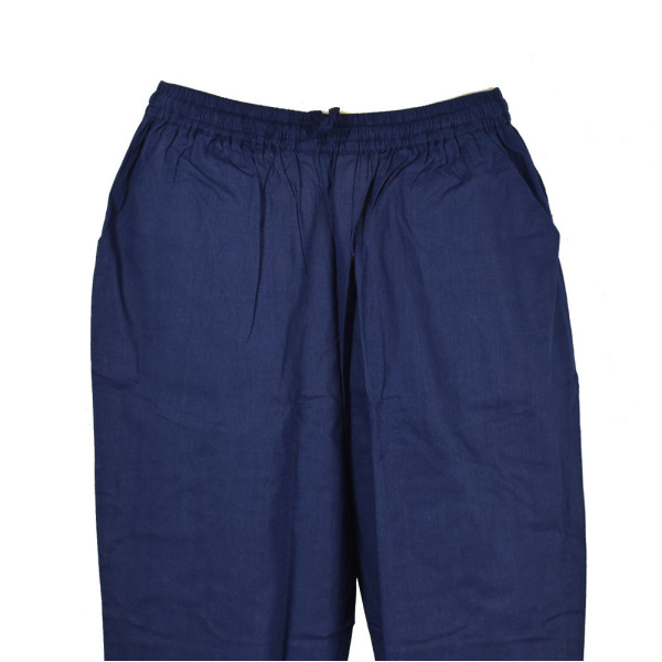 Pantalon Été Joda Coton Khadi Bleu Marine