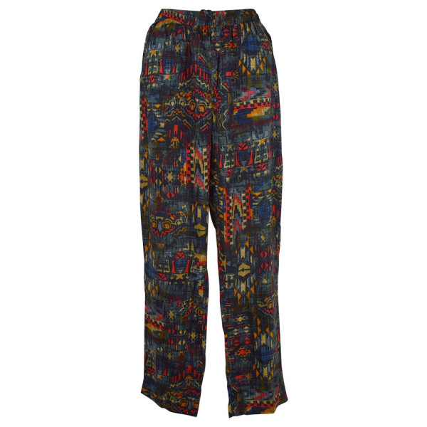 Pantalon Joda Fluide Imprimé Graphique Multicolore