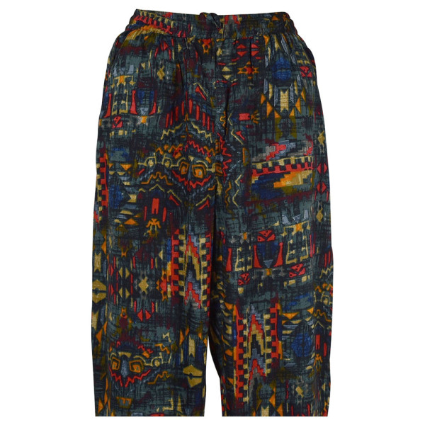 Pantalon Joda Fluide Imprimé Graphique Multicolore