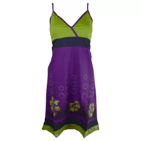 Robe à Bretelles Botha Coton Popeline Violet