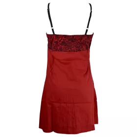 Robe Droite Teka Coton Popeline Rouge