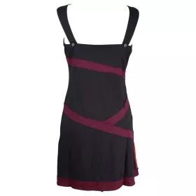 Robe Gujra Droite Jersey de Coton Rouge