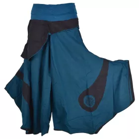 Jupe Culotte Auraj Évasée Noir à la Taille