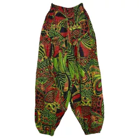 Pantalon Smocks Été Coton Fin Imprimé SPI-11