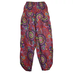 Pantalon Smocks Été Coton Fin Imprimé SPI-20