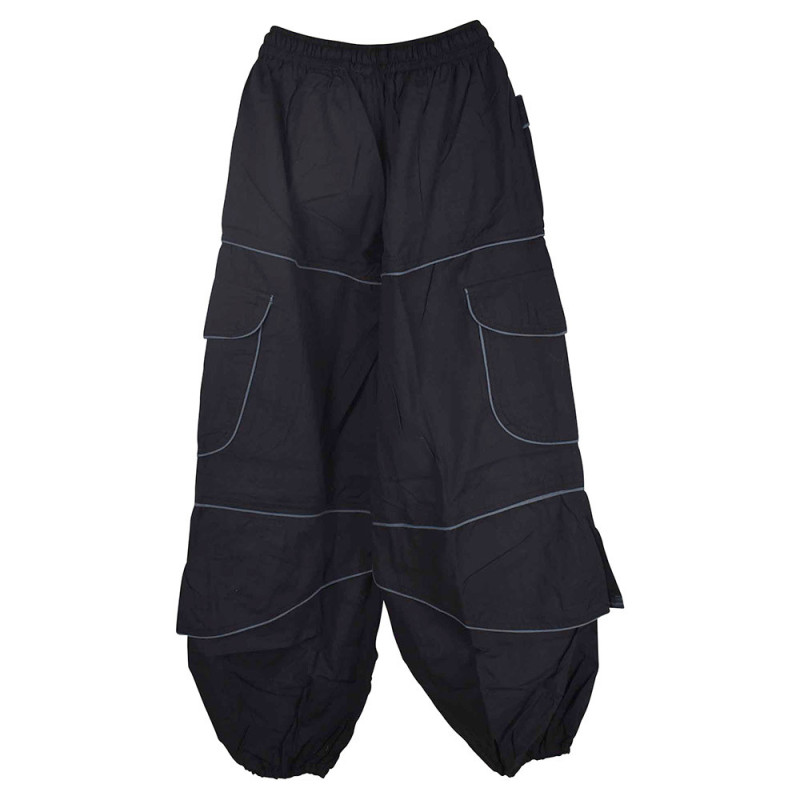 Pantalon Homme Sarila Noir liseré Gris