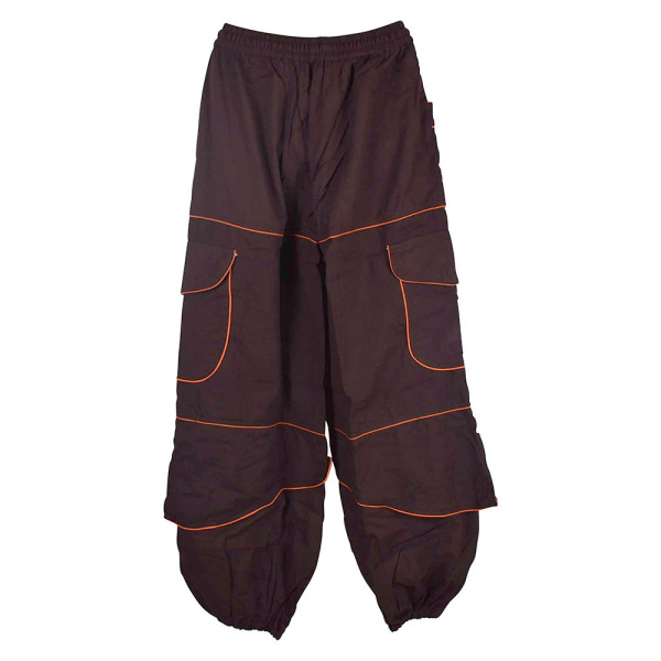 Pantalon Mixte Sarila Choco liseré Orange