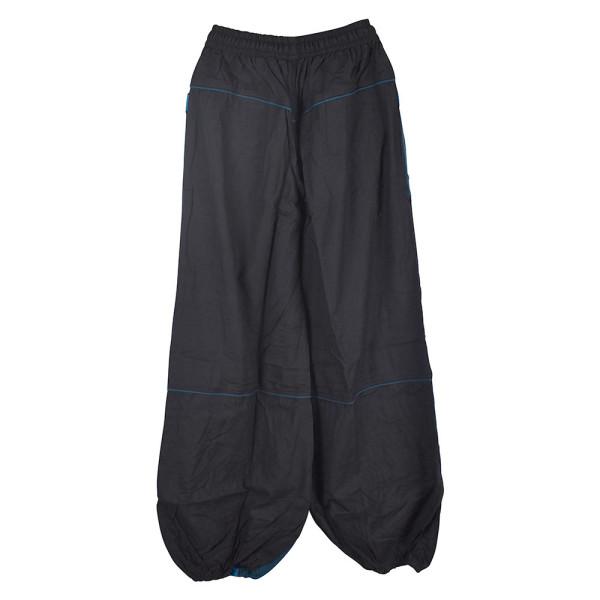 Pantalon Mixte Yaladi Noir et Bleu Pétrole