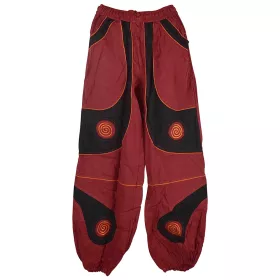 Pantalon Détente Coton Dasai Rouge et Noir