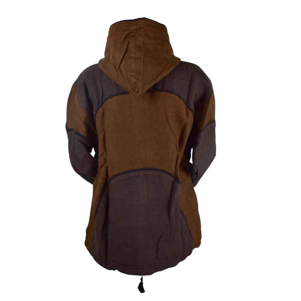 Veste Antaria Coupe Droite Choco et Gris