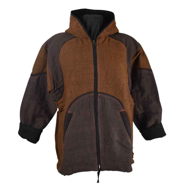 Veste Antaria Coupe Droite Choco et Gris