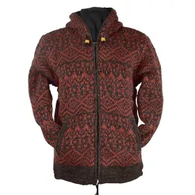 Veste Muchu Laine Tricot Jacquard