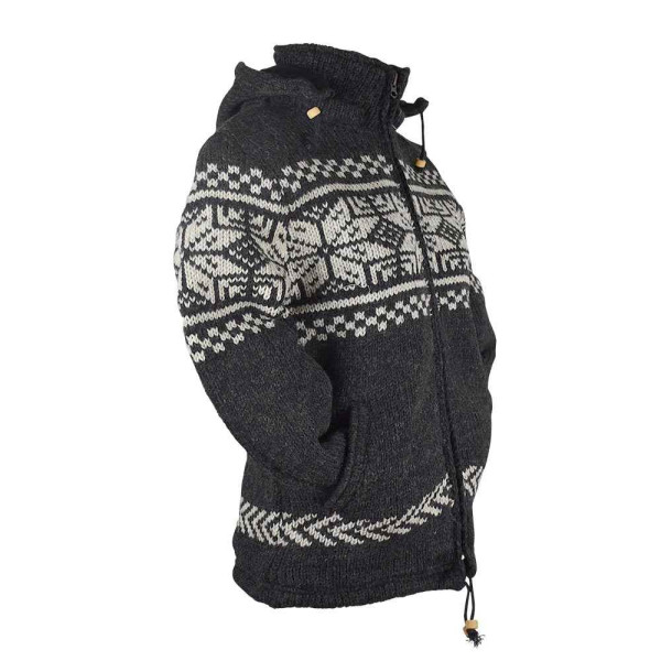 Veste Laine Mixte Kodari Tricot Jacquard