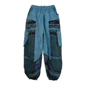Pantalon Homme Padam Délavé Bleu