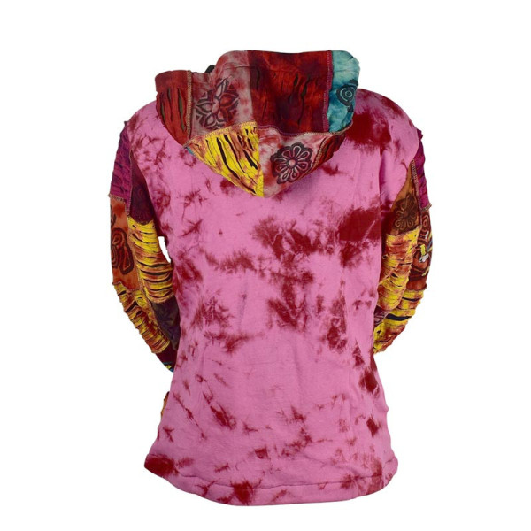 Veste Bamti Jersey et Polaire Batik Rouge