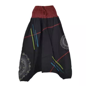 Sarouel Femme Pachora smocks Coton du Népal
