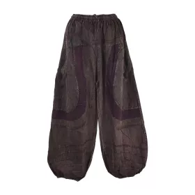 Pantalon Pokur Été Coton Stonewash Choco