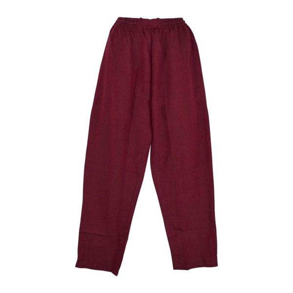 Pantalon Homme Kadhi Coton Artisanal Bordeaux