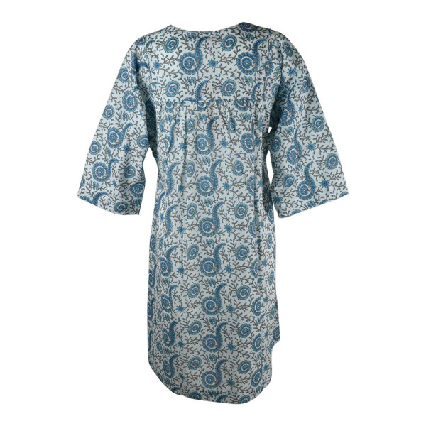 Robe Ample Dimda Imprimée motif Cachemire