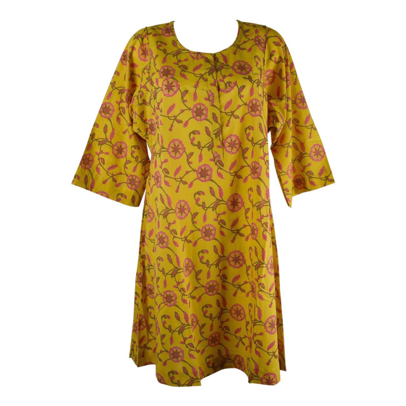 Robe Ample Dimda Imprimée motif Floral Robe Ample Dimda Imprimée motif Floral