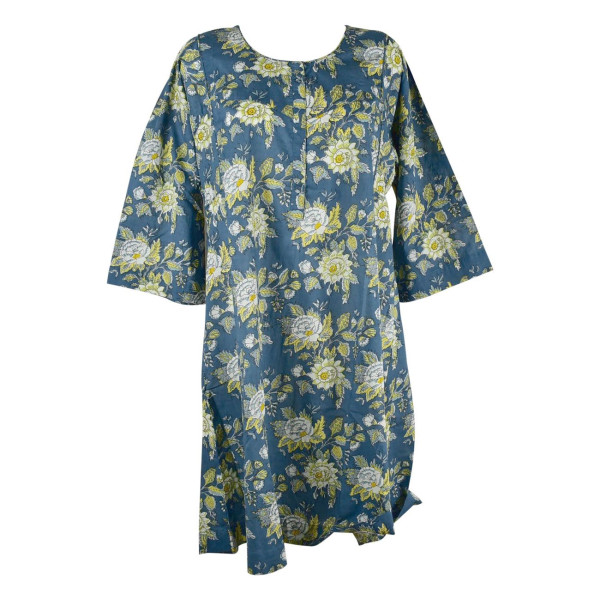 Robe Ample Dimda Coton Imprimée Floral