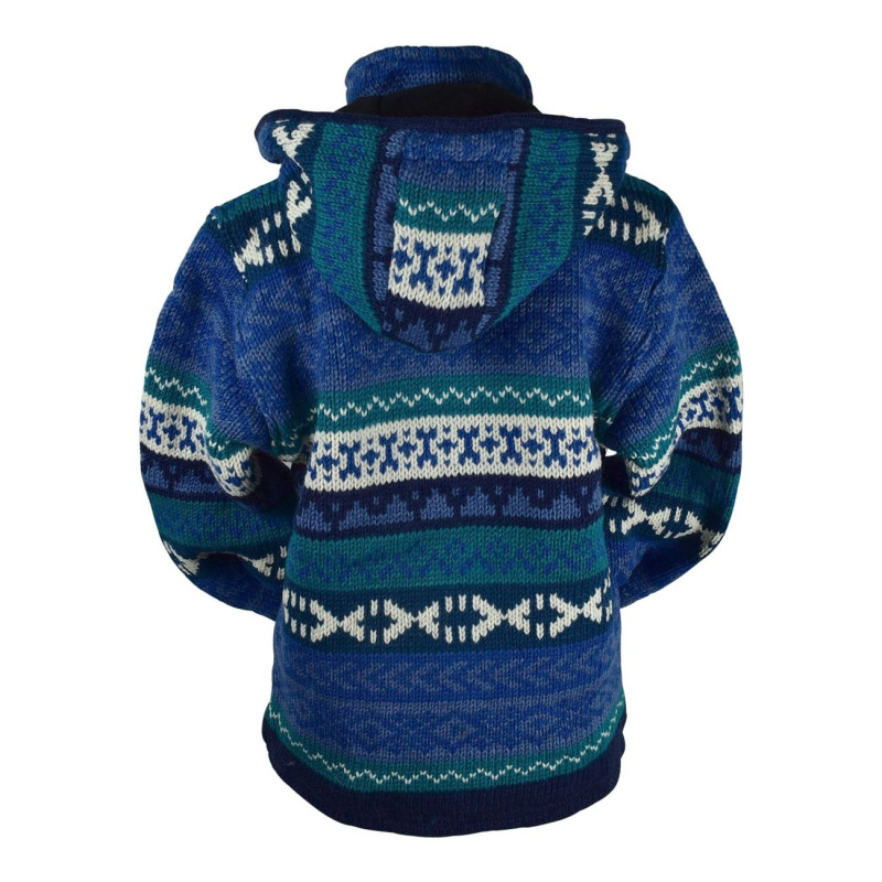 Veste Monko Tricot Laine Doublé Polaire