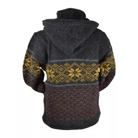 Veste Laine Saidu Tricotée Fourré Polaire