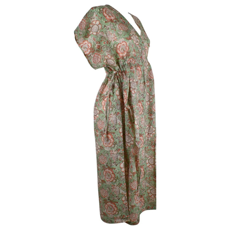 Robe Cache Coeur Bokaro Coton Grande Fleur