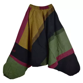 Sarouel Coton Artisanal Kédhary Kaki Népal