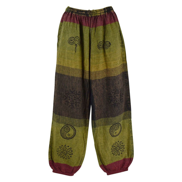 Pantalon Homme Chapcha Délavé Coton Artisanal