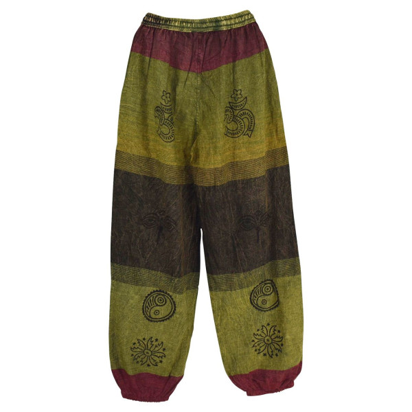 Pantalon Homme Chapcha Délavé Coton Artisanal