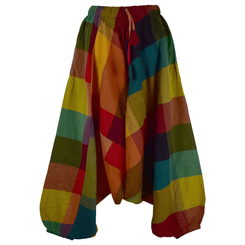 Sarouel Mixte Dorji Coton Artisanal Kédhar Multicolore