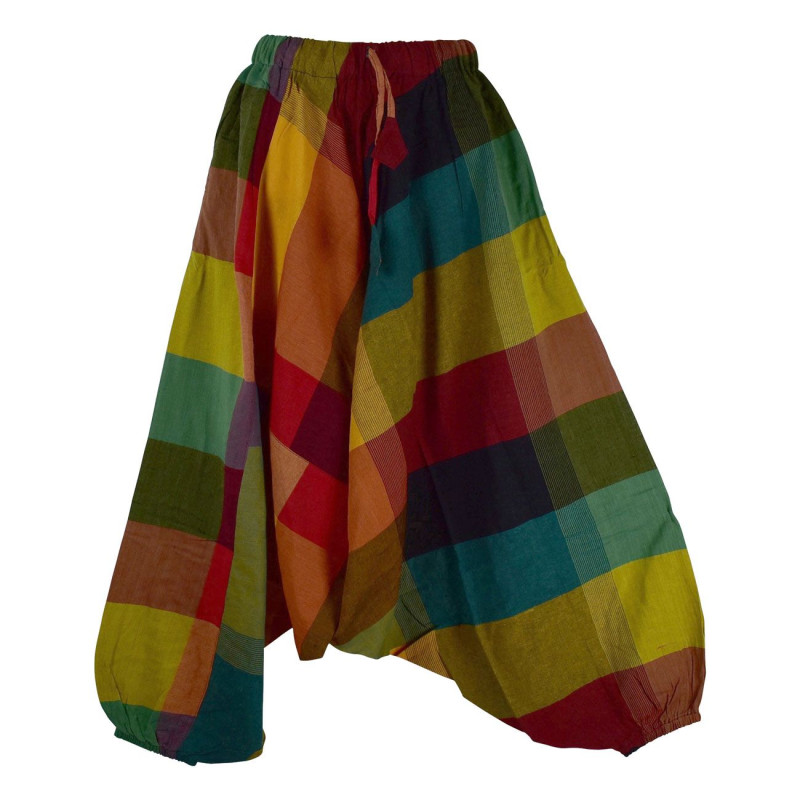 Sarouel Mixte Dorji Coton Artisanal Kédhar Multicolore